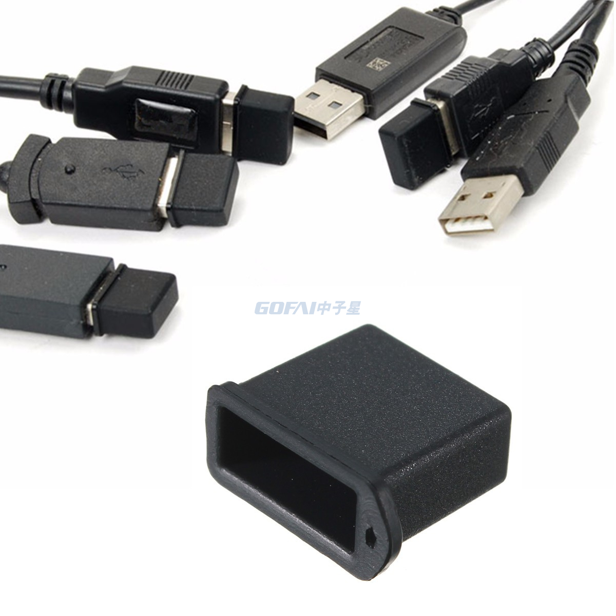 橡胶 USB A 型公口防尘盖