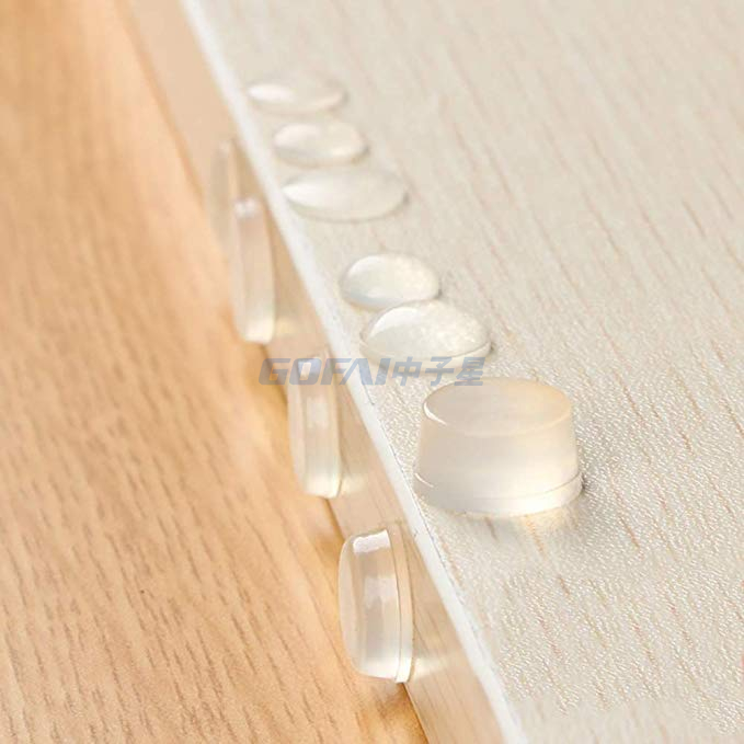用于家具的高品质 3M 自粘硅胶透明缓冲垫