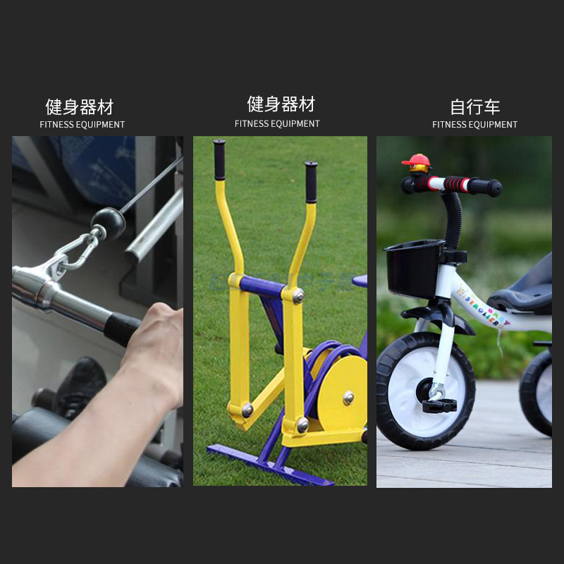 28 毫米运动器材软 PVC 防滑车把把手用于医疗设备自行车