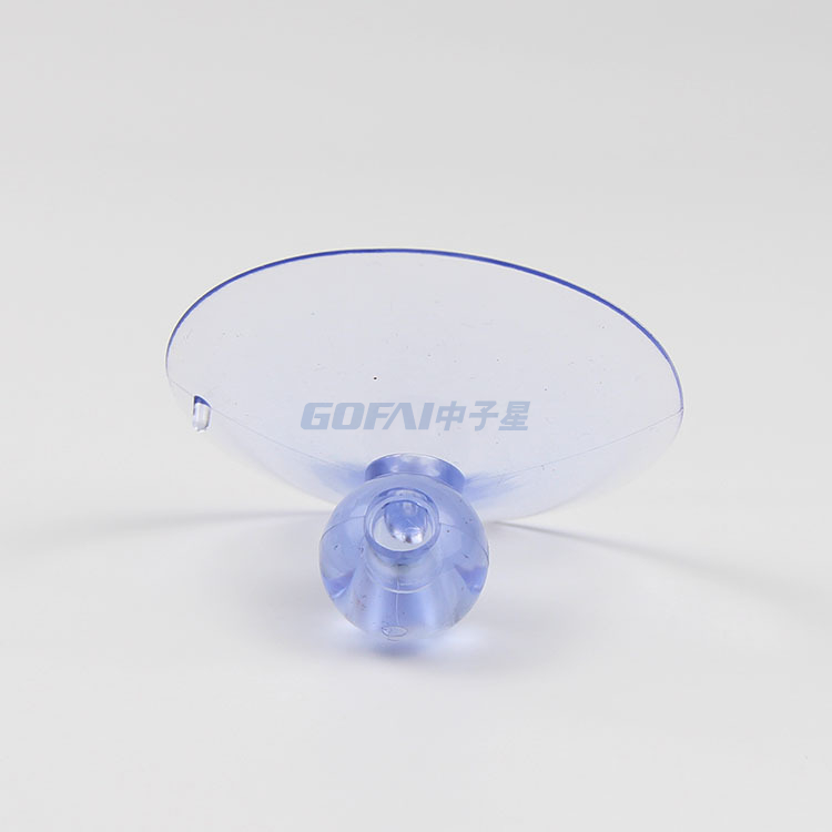 高品质 63 毫米 PVC 透明球头吸盘，带孔玻璃桌