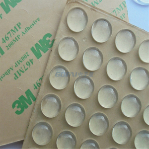 3M粘合剂透明硅橡胶保险杠垫制造