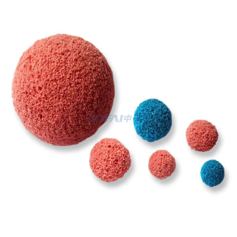 批发减震球海绵橡胶球混凝土球橡胶清洁球剥离橡胶球