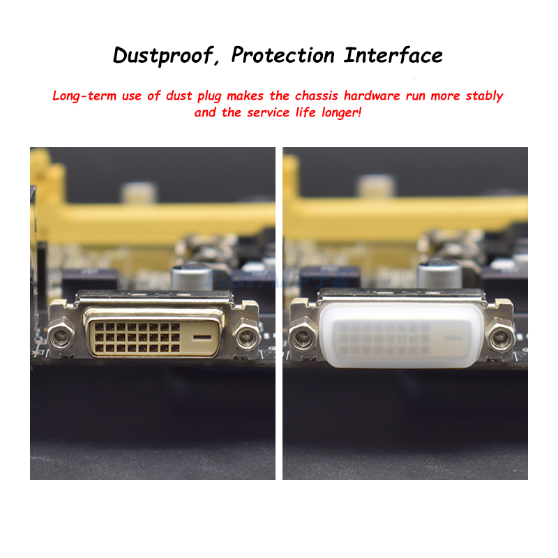 DVI 视频硅胶公端口防尘保护罩